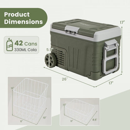 12V Portable Car Refrigerator 35L – Adjustable Cooling Range