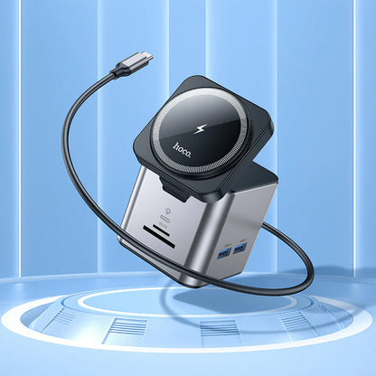 Hoco Hb49 9 In 1 Wireless Docking Station