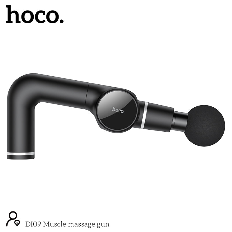 HOCO DI09 Fascia Gun Muscle Massager Black Color - hocotech