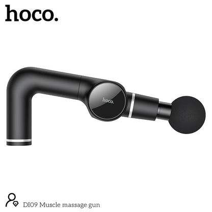 HOCO DI09 Fascia Gun Muscle Massager Black Color - hocotech