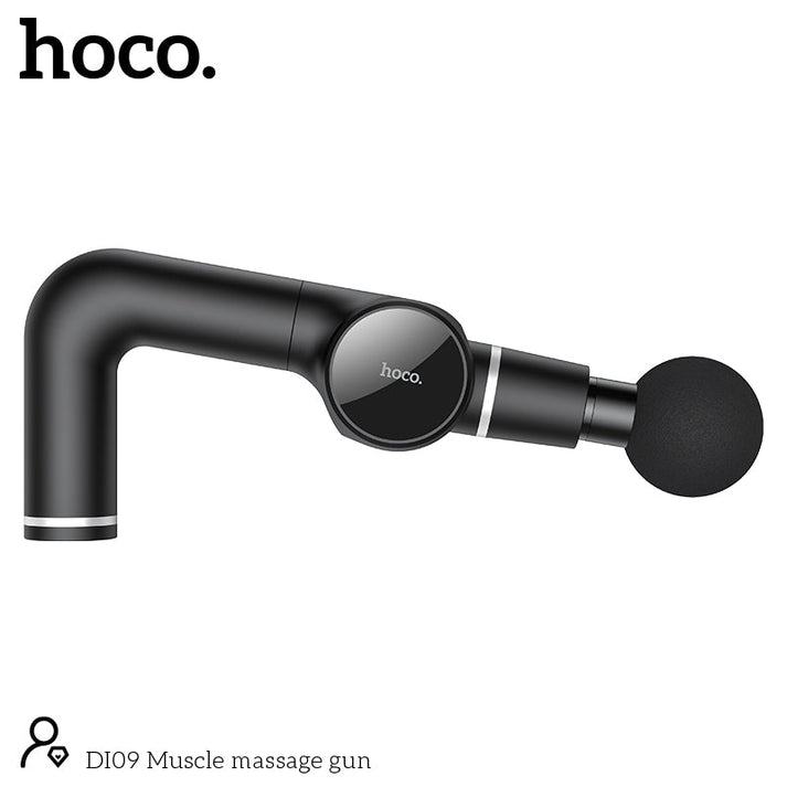 HOCO DI09 Fascia Gun Muscle Massager Black Color - hocotech