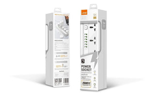 LDNIO SC5614 5 AC Outlets Universal Power Strip — 6 USB Ports