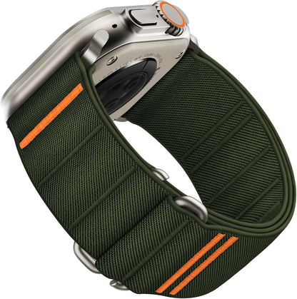 Suitisbest Stretchy Nylon Sport Loop Strap for Apple Watch – S-Hook Band (All Sizes & Series) "B" Quality