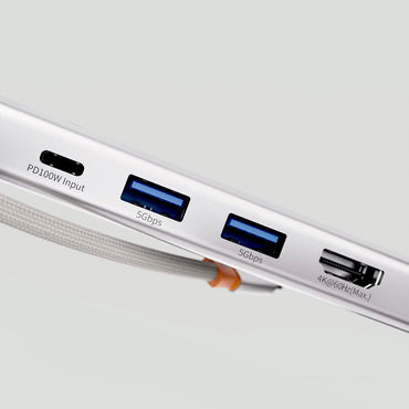 Baseus 5-in-1 USB-C Hub – HDMI 4K, Ethernet, USB-A (Color Plate Series)