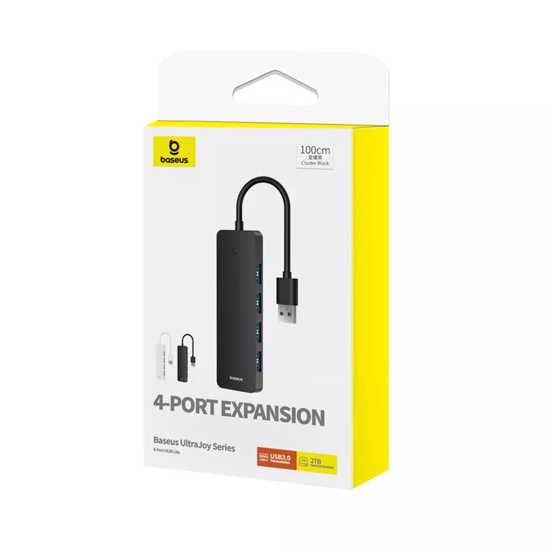 Baseus 4-Port HUB UltraJoy Series Lite 100cm - Saif Al Najmi Kw
