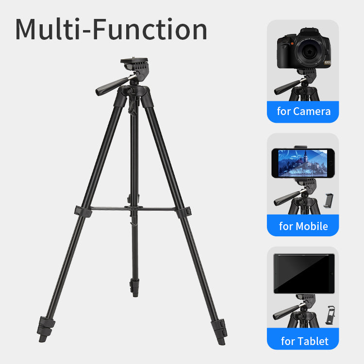 Jmary KP-2205 134cm Lightweight Tripod Stand with Phone Clip