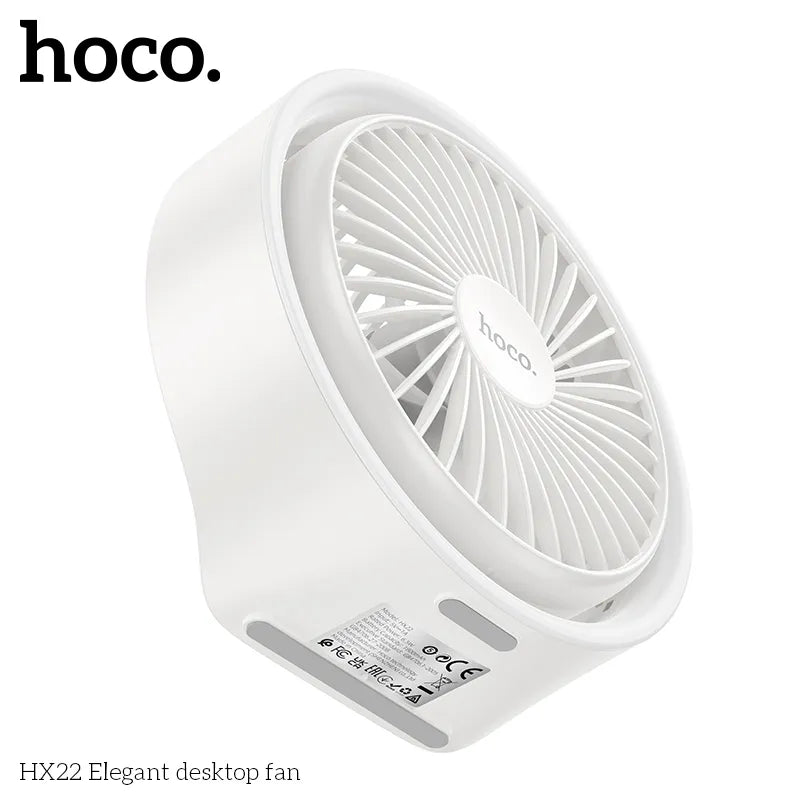 Hoco HX22 Mini Desktop Fan - Saif Al Najmi Kw