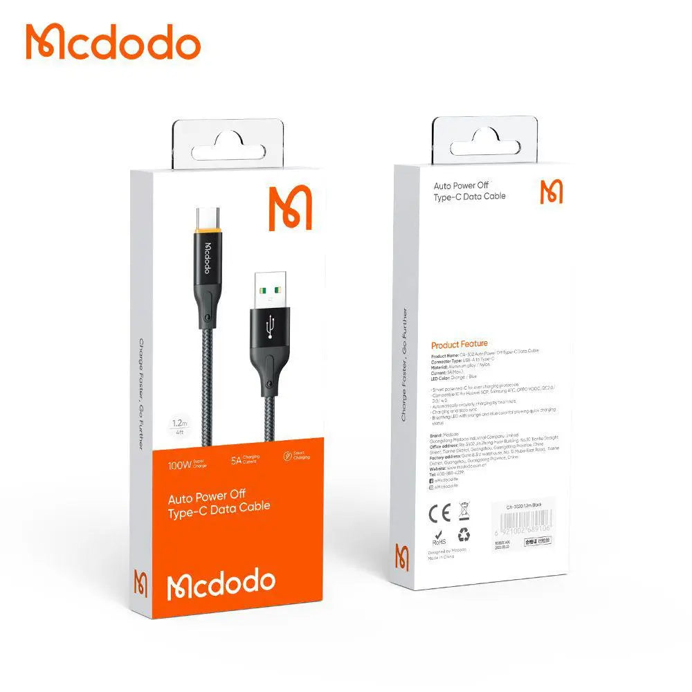 Mcdodo CA-3020 USB to Type-C Charging Cable - Saif Al Najmi Kw
