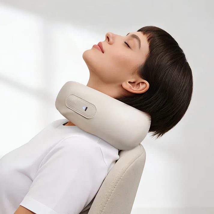 HP Neck Massager HP53 — 360° Heat Therapy Kneading Massage