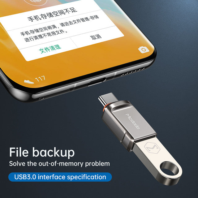 Mcdodo OT-8730 OTG USB-A 3.0 to Type-C Adapter - Saif Al Najmi Kw