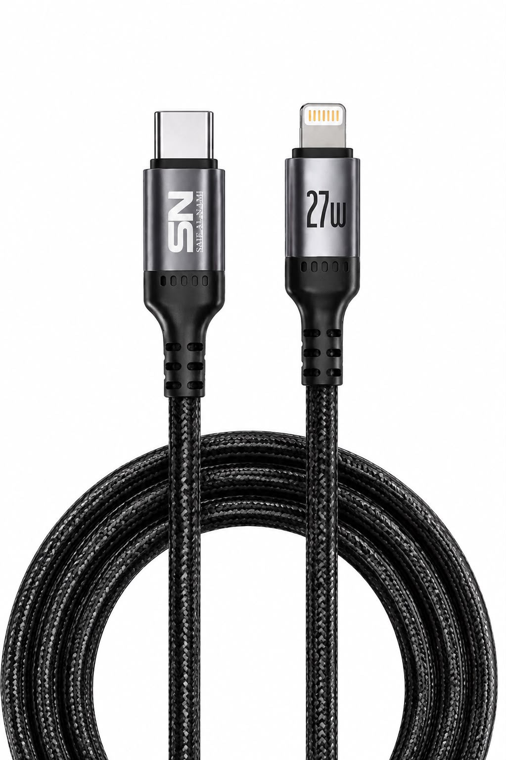 Saif Al-Najmi SN-08 Type-C to Lightning 27W Fast Charging Data Cable 3m