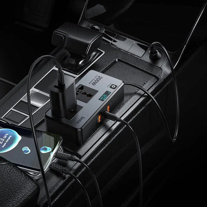 Hoco Z66 Car Voltage Converter — PD66W 1C2A Fast Charging
