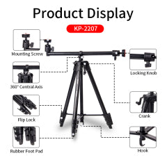 Jmary KP-2207 LED Video Light for Photography and Videography - Adjustable Brightness & Color Temperature - Saif Al Najmi Kw