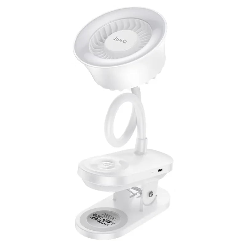 Portable Fan HX610 Clip-On with LED Lamp