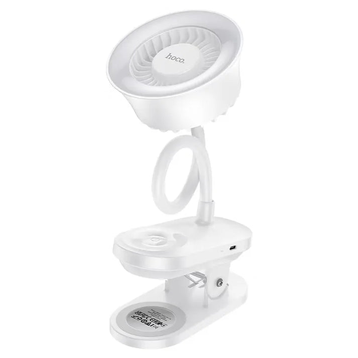 Portable Fan HX610 Clip-On with LED Lamp