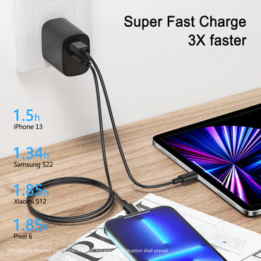 L-QP2011 20W Dual-Port (QC3.0+PD) Fast Charger - Saif Al Najmi Kw