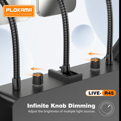 PLOKAMA LIVE R45 18 Inch LED Ring Light 450mm Soft Light