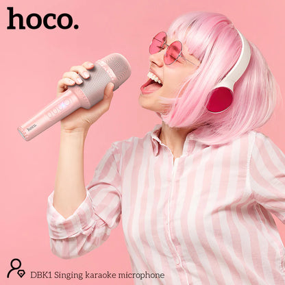 Hoco Dbk1 Karaoke Microphone with Bluetooth Speaker