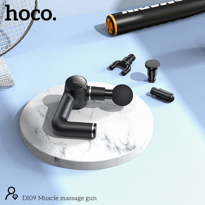 HOCO DI09 Fascia Gun Muscle Massager Black Color - hocotech