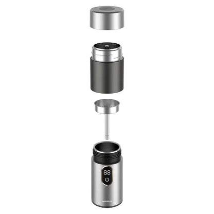 LePresso MokaRise Electric Moka Maker 150ml Silver