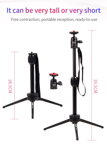 Jmary MT-68 Aluminum Mini Tripod Stand for Phone & Camera