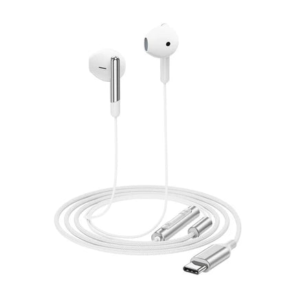 Acefast Type-C Wired Earphones with Microphone L3 White - Saif Al Najmi Kw