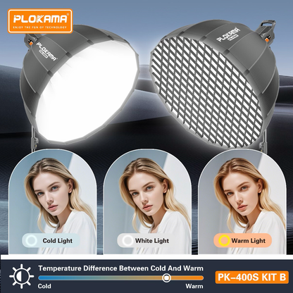 PLOKAMA PK-400S Kit B 100W LED Soft Light with 2.8m Tripod