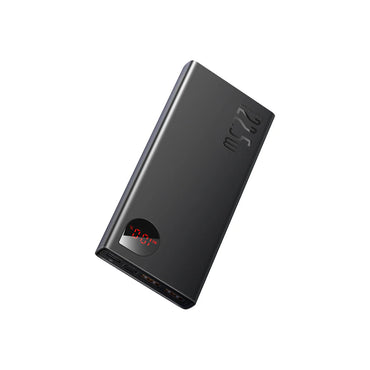 Baseus Adaman Metal Digital Display Quick Charge Power Bank 10000mAh 22.5W Black - Saif Al Najmi Kw