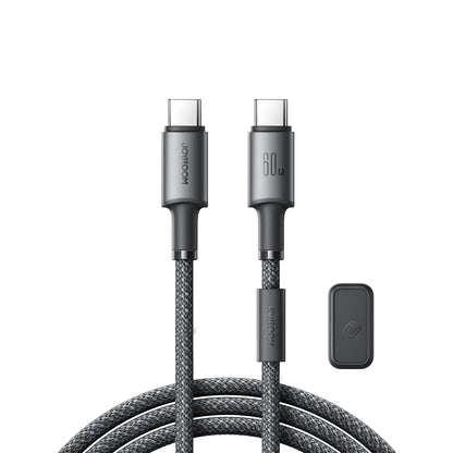 S-A50 Unlimited Series 60W Fast Charging Data Cable (Type-C to Type-C) – 1.2m, Dark Gray