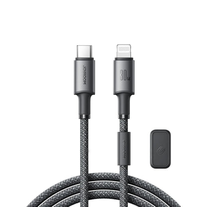 S-A50 Unlimited Series 30W Fast Charging Data Cable (Type-C to Lightning) – 1.2m, Dark Gray