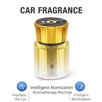 Car Fragrance Intelligent Atomization Aromatherapy Diffuser - Gold