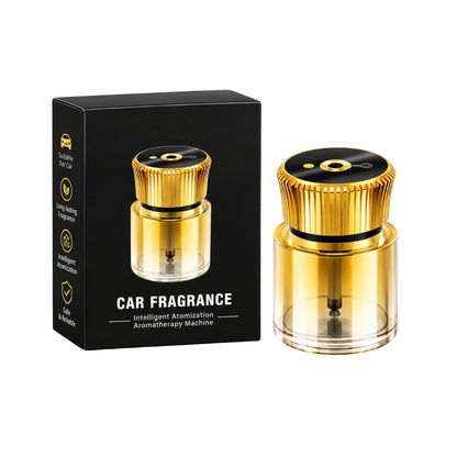 Car Fragrance Intelligent Atomization Aromatherapy Diffuser - Gold