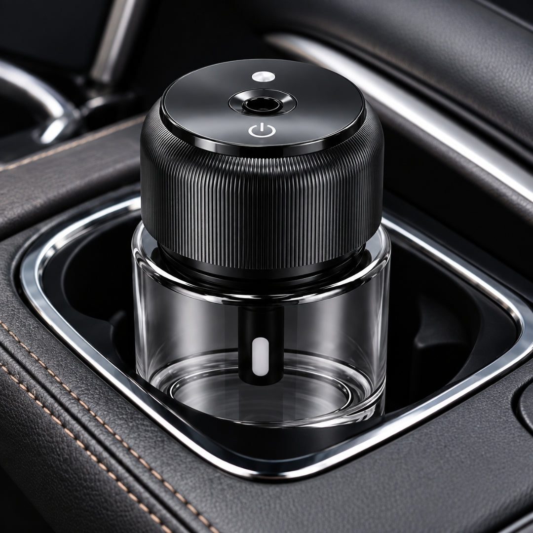 Car Fragrance Intelligent Atomization Aroma Diffuser - Black