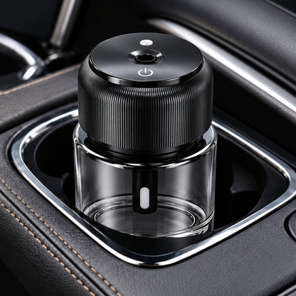 Car Fragrance Intelligent Atomization Aroma Diffuser - Black