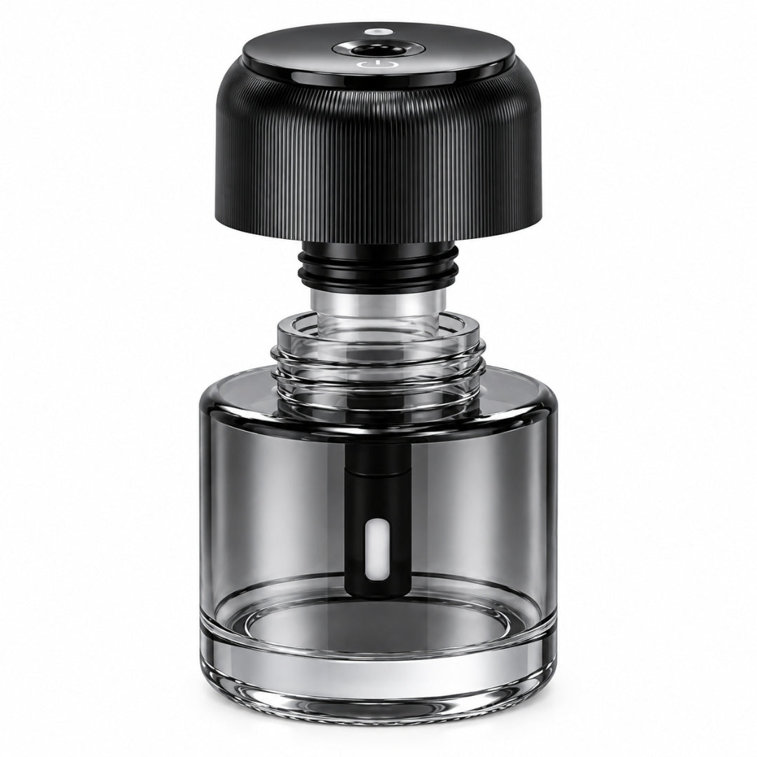 Car Fragrance Intelligent Atomization Aroma Diffuser - Black