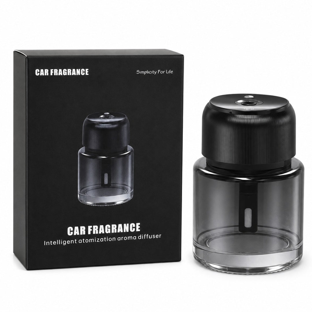 Car Fragrance Intelligent Atomization Aroma Diffuser - Black