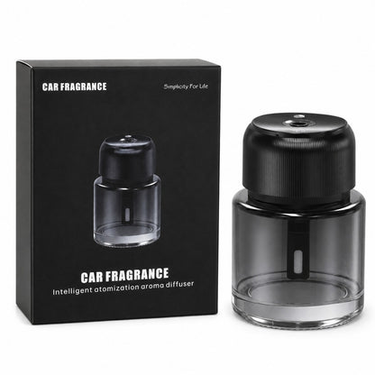 Car Fragrance Intelligent Atomization Aroma Diffuser - Black