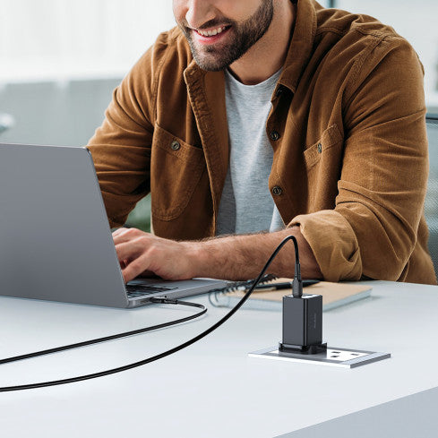 MCDODO CH-1553 70w 2C+1A GAN 5 MINI FAST CHARGER (UK) (2M USB-C TO UCB-C CABLE) - Saif Al Najmi Kw