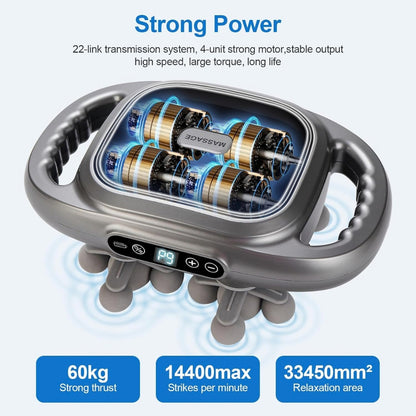 IeBilif 22-Head Deep Tissue Massage Gun with 9 Modes & 9 Speed Levels