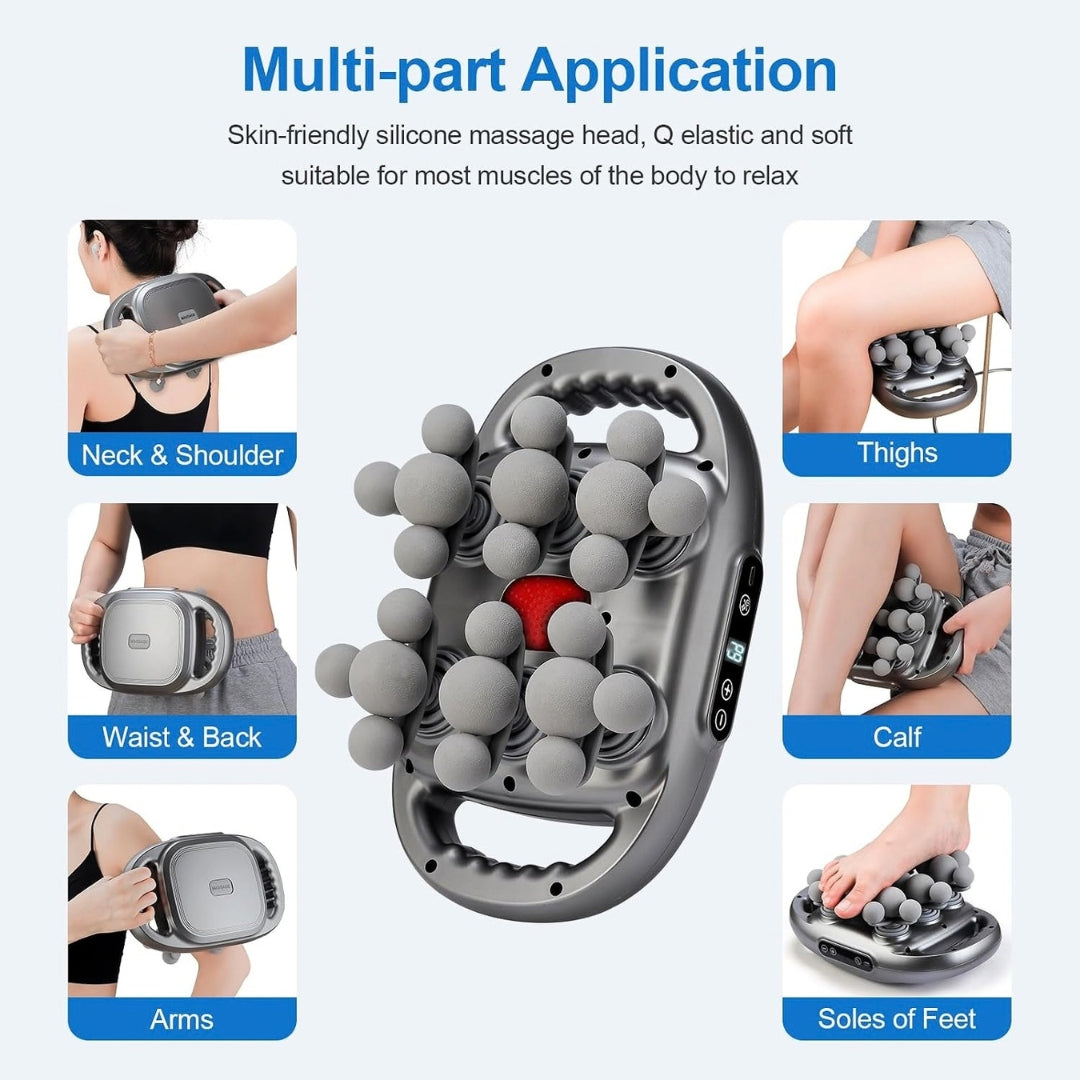 IeBilif 22-Head Deep Tissue Massage Gun with 9 Modes & 9 Speed Levels