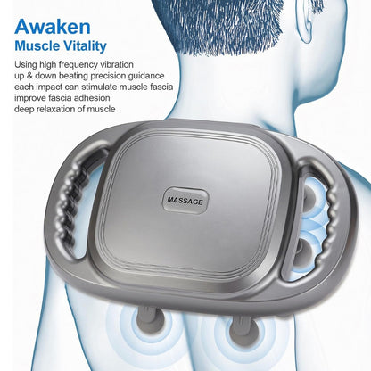 IeBilif 22-Head Deep Tissue Massage Gun with 9 Modes & 9 Speed Levels