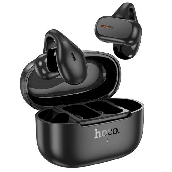 Hoco EA9 Clear sound clip-on true wireless BT headset - black - Saif Al Najmi Kw