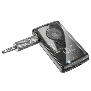 Hoco E66 Transparent Explorer Edition Car AUX Bluetooth Receiver - Saif Al Najmi Kw