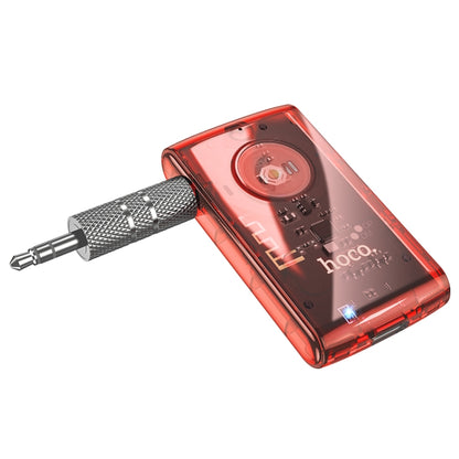 Hoco E66 Transparent Explorer Edition Car AUX Bluetooth Receiver - Saif Al Najmi Kw