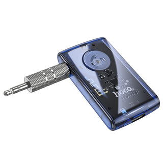Hoco E66 Transparent Explorer Edition Car AUX Bluetooth Receiver - Saif Al Najmi Kw