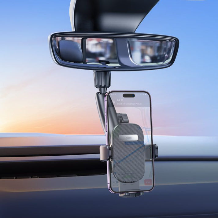 Hoco H17 Waves Rearview Mirror Car Holder - Saif Al Najmi Kw