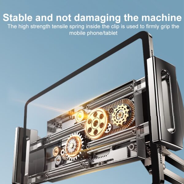 YESIDO 360°Rotating Silicone Collet Floor Standing Tablet Cantilever Bracket Desktop Lazy Man Stand-  C295