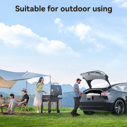 Yesido VC09 28L Portable Car Refrigerator – Dual-Zone Cooling & Heating (Brown)