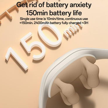 Yesido MG11 Neck & Shoulder Massager – 3 Modes, Adjustable Width (White)