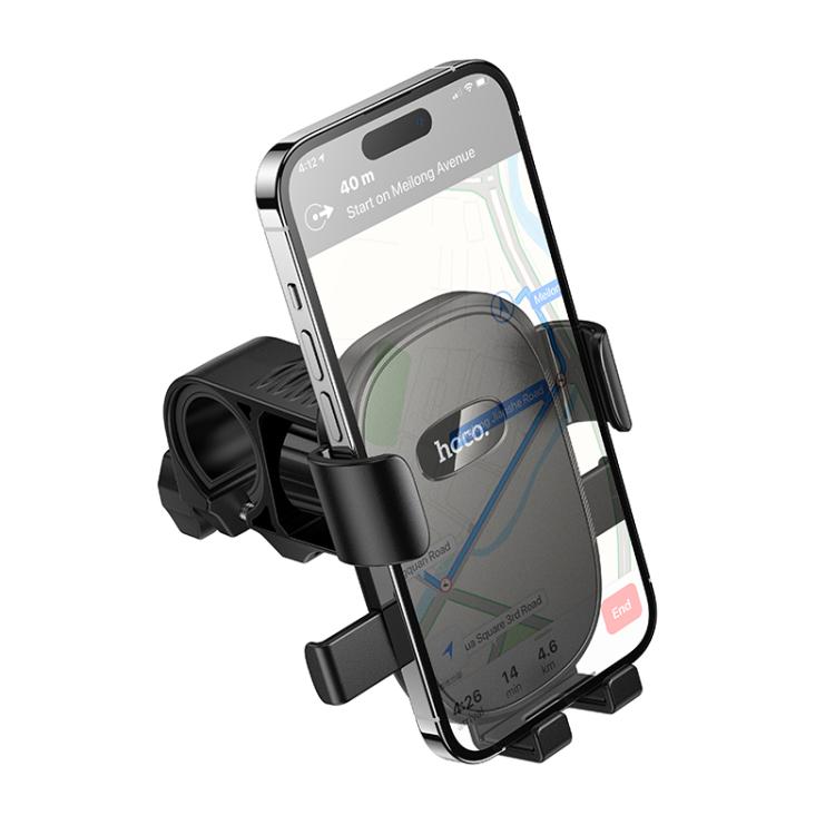 Hoco H85 Knight Motorcycle Bicycle Universal Phone Holder – Black